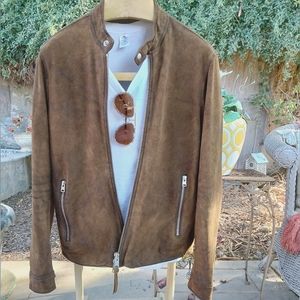 🆕🔥🔥!!SOLD!! Allsaints Brown Suede Jacket